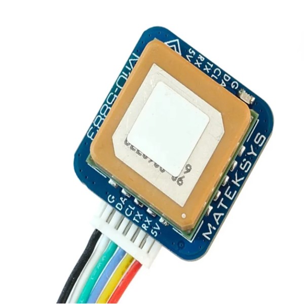 Wholesale Matek Systems GNSS M10Q-5883 GPS With QMC5883L Module Digital AirSpeed 4~9V for Racing Drone